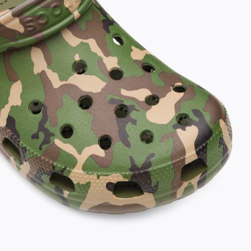 Crocs Classic Printed Camo Clog verde militare/multi infradito