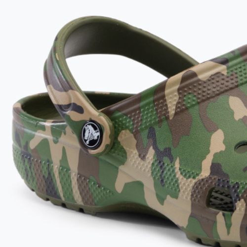 Crocs Classic Printed Camo Clog verde militare/multi infradito
