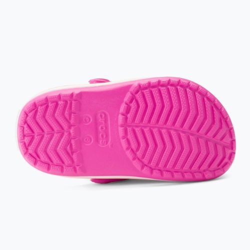 Crocs Kids Crocband Clog infradito rosa elettrico/cantalupo