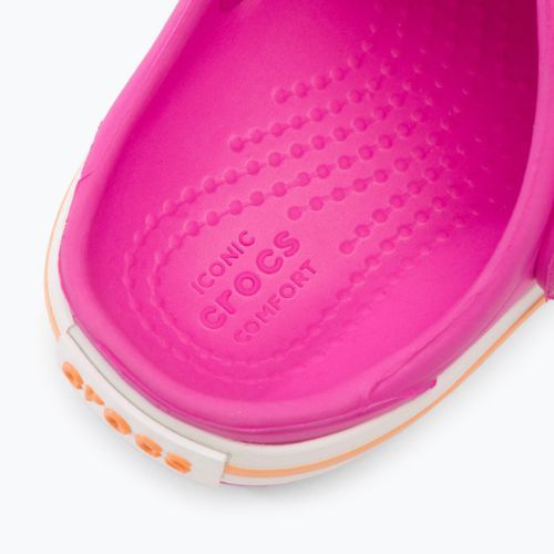 Crocs Kids Crocband Clog infradito rosa elettrico/cantalupo