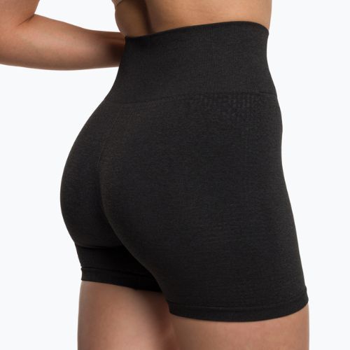 Pantaloncini da allenamento da donna Gymshark Vital Seamless nero marl