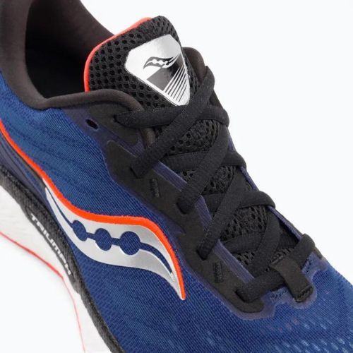 Scarpe da corsa Saucony Triumph 19 da uomo, zaffiro/nero