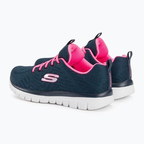 SKECHERS Graceful Get Connected - scarpe da donna, blu/rosa