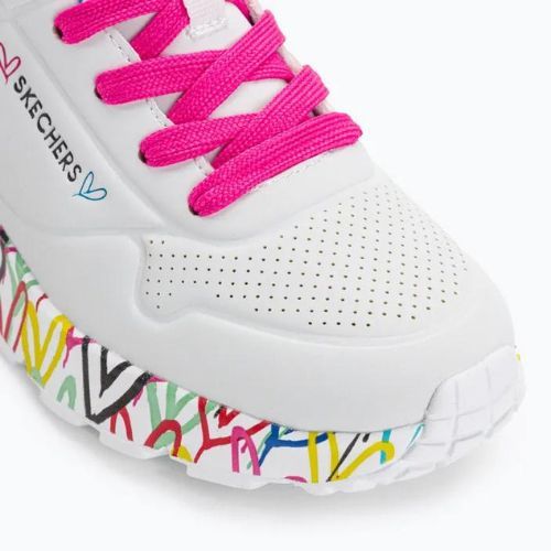 SKECHERS Uno Lite Lovely Luv bianco/multi scarpe da bambino
