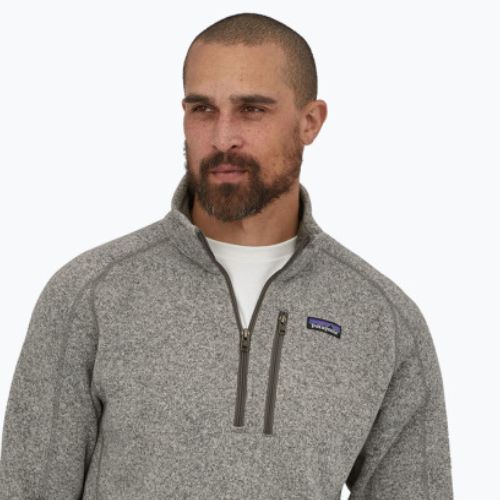 Felpa in pile da uomo Patagonia Better Sweater 1/4 Zip stonewash