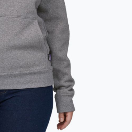 Patagonia P-6 Felpa con logo Uprisal gravel heather