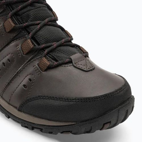 Columbia Woodburn II Chukka WP Omni-Heat, stivali da trekking da uomo cordovan/rosso granato