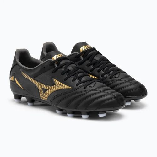 Scarpe da calcio Mizuno Morelia Neo IV Pro MD uomo nero/oro/nero