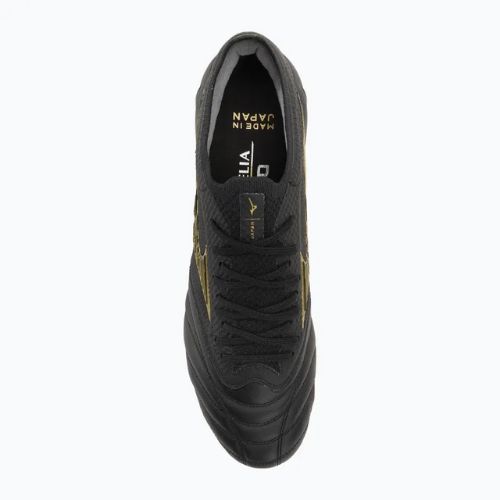 Scarpe da calcio Mizuno Morelia Neo IV Beta JP MD uomo nero/oro/nero