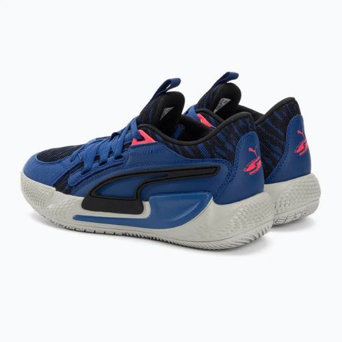 Scarpe da basket uomo PUMA Court Rider Chaos Clydes Closet royal/harbor mist/nero/fire orchid