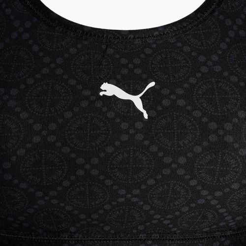 PUMA Mid Impact 4Keeps Graphic PM Reggiseno fitness puma nero/concept q4 aop