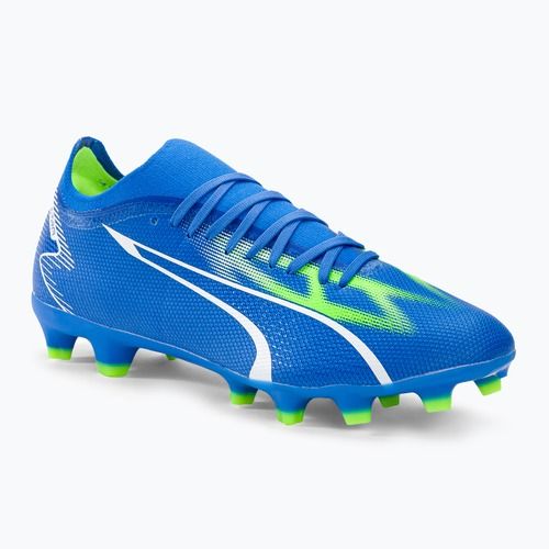 PUMA Ultra Match FG/AG scarpe da calcio uomo ultra blu/puma bianco/verde