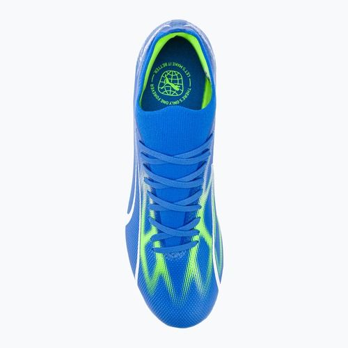 PUMA Ultra Match FG/AG scarpe da calcio uomo ultra blu/puma bianco/verde