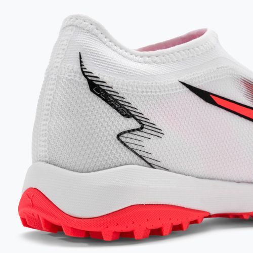 Scarpe da calcio per bambini PUMA Ultra Match Ll TT + Mid puma bianco/puma nero/arancio