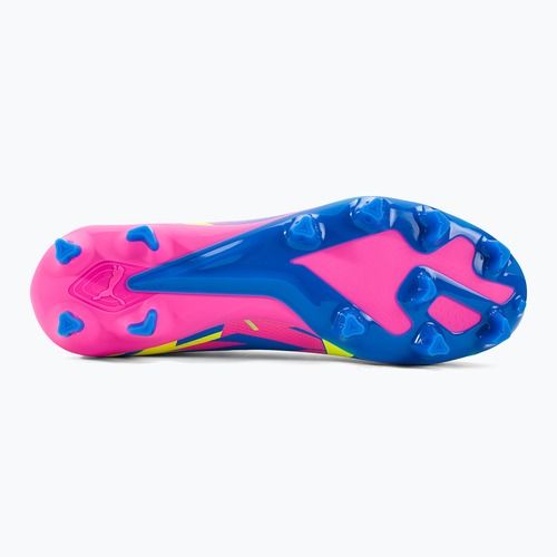 PUMA Ultra Match Energy FG/AG scarpe da calcio da uomo rosa luminoso/giallo allerta/ultra blu