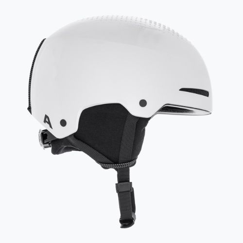 Casco da sci Alpina Arber bianco/metallico lucido
