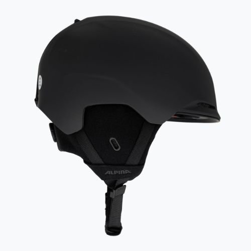 Casco da sci Alpina Brix nero opaco