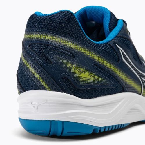 Scarpe da tennis da uomo Mizuno Break Shot 4 AC blu vestito/blu/zolfo primavera