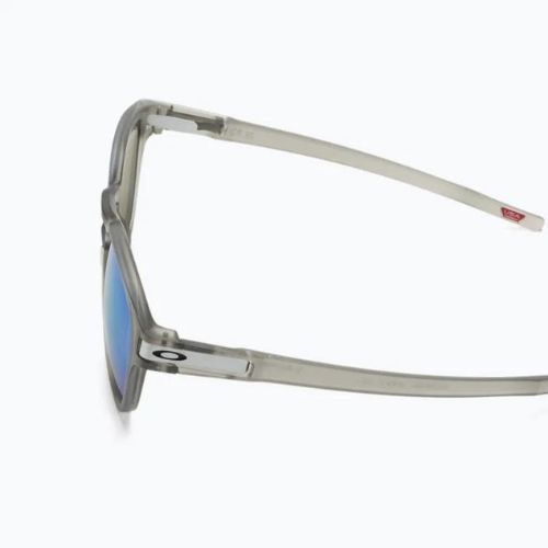 Occhiali da sole polarizzati Oakley Latch matte grey ink/prizm sapphire