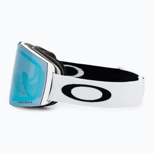 Oakley Fall Line M bianco opaco/prizm snow sapphire iridium occhiali da sci