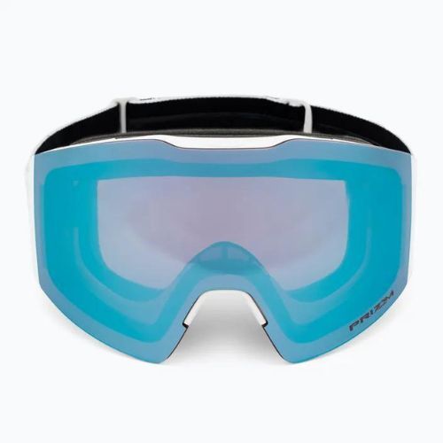 Oakley Fall Line M bianco opaco/prizm snow sapphire iridium occhiali da sci