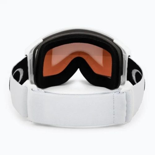 Occhiali da sci Oakley Flight Tracker M bianco opaco/prizm neve zaffiro iride