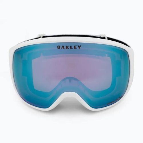 Occhiali da sci Oakley Flight Tracker M bianco opaco/prizm neve zaffiro iride