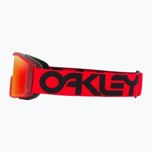 Oakley Line Miner L matte b1b redline/prizm torch iridium occhiali da sci