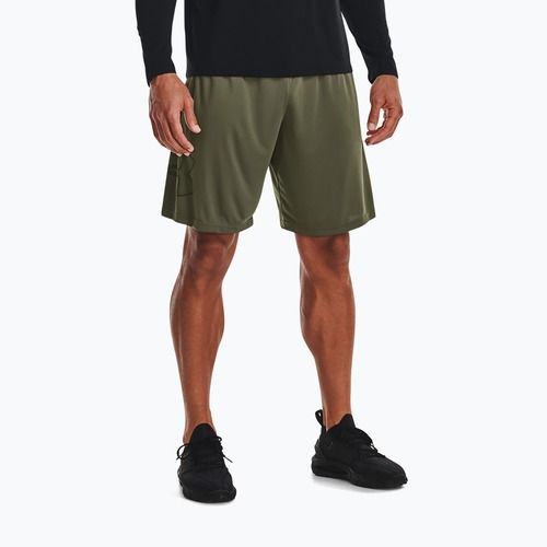 Pantaloncini da allenamento Under Armour Tech Graphic da uomo di colore verde/nero
