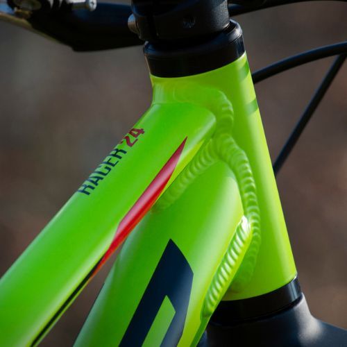 Bicicletta da bambino Superior RACER XC 24 2022 lime opaco/nero/rosso