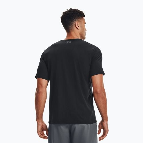 Maglietta Under Armour Sportstyle Left Chest SS da uomo nero/nero