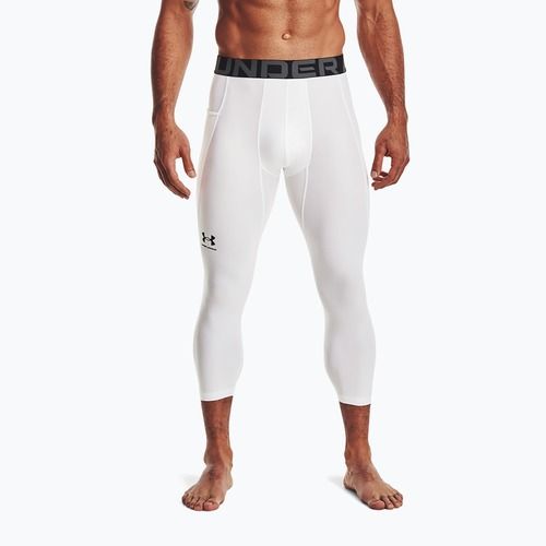 Leggings Under Armour uomo HG Armour 3/4 bianco/nero