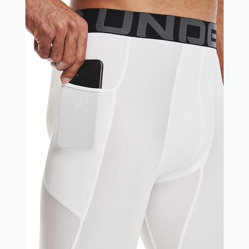 Leggings Under Armour uomo HG Armour 3/4 bianco/nero