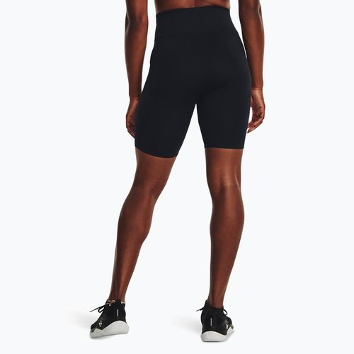 Pantaloncini da allenamento Under Armour Train Seamless da donna nero/bianco