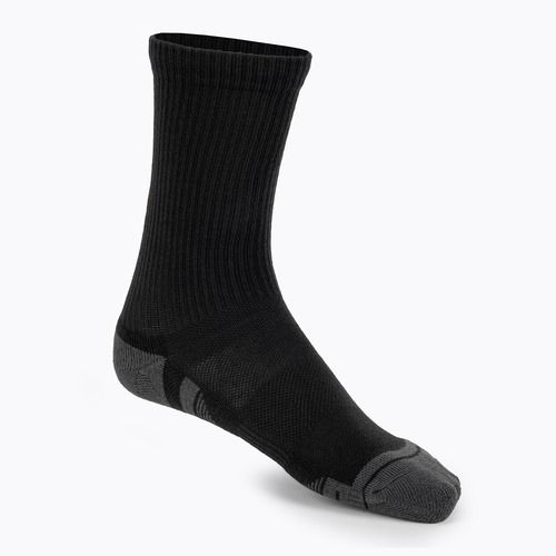 Under Armour Performance Tech Crew calzini 3 paia nero/nero/grigio