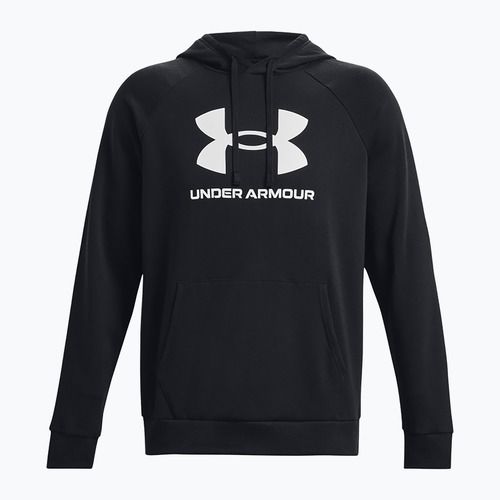 Felpa Under Armour Rival Fleece Logo HD uomo nero/bianco