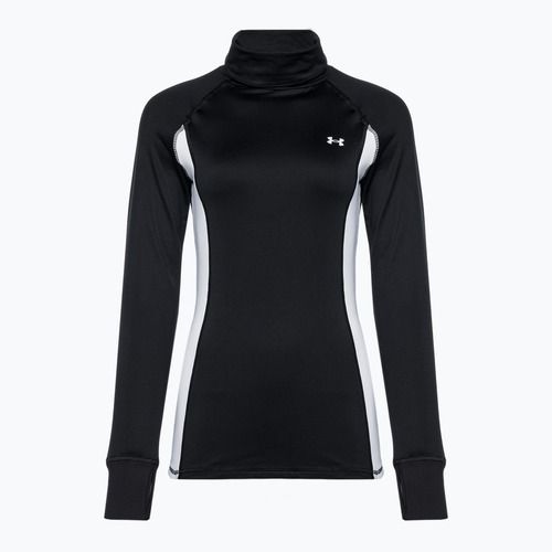 Felpa Under Armour Train CW Funnel Neck da donna, nero/giallo limone/bianco