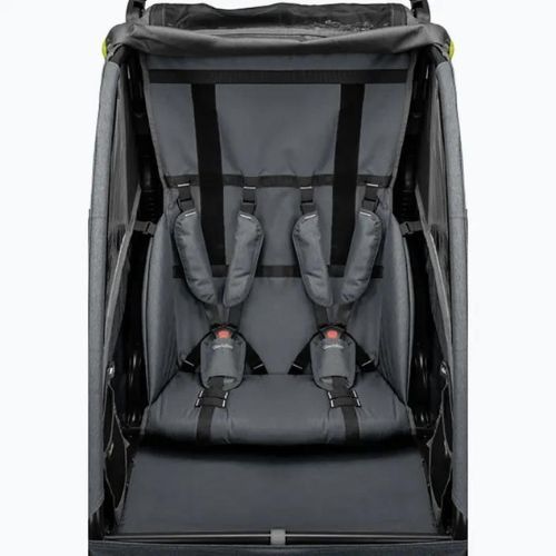 Rimorchio per biciclette Qeridoo Qupa 2 lime