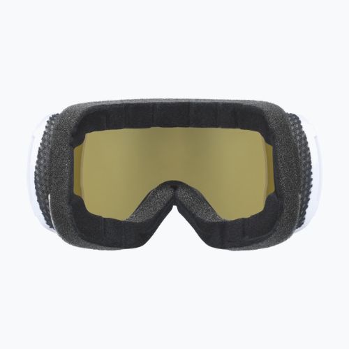 Occhiali da sci da donna UVEX Downhill 2100 CV WE blu artico opaco/bianco specchiato/verde Colorvision