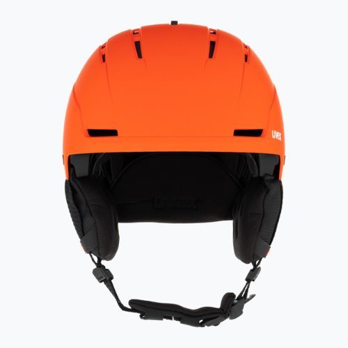Casco da sci UVEX Stance fierce rosso opaco