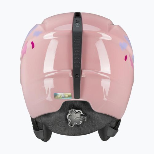 Casco da sci UVEX per bambini Viti rosa puzzle