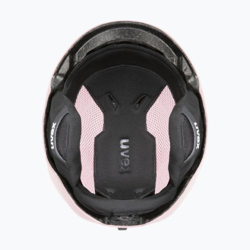 Casco da sci UVEX per bambini Viti rosa puzzle
