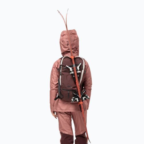 Jack Wolfskin Alpspitze 25 l zaino da sci marrone scuro