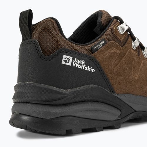Jack Wolfskin Refugio Texapore Low marrone/fantasma, stivali da trekking da uomo
