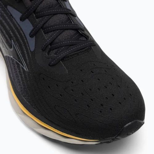 Scarpe da corsa da uomo Mizuno Wave Sky 6 nero/tradewinds/gold fusion