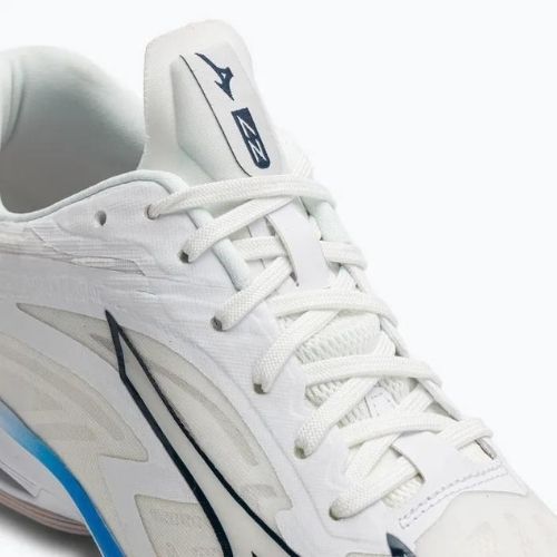 Scarpe da pallavolo da uomo Mizuno Wave Lightning Z7 non colorate bianco/ oceano chiaro/blu pace