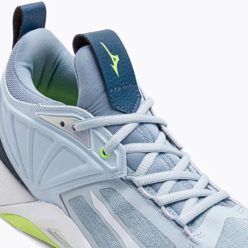Scarpe da pallavolo donna Mizuno Wave Momentum 2 erica/bianco/neo lime
