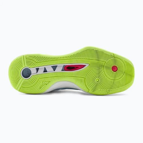 Scarpe da pallavolo donna Mizuno Wave Momentum 2 erica/bianco/neo lime