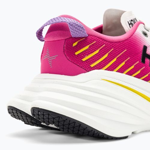 Scarpe da corsa da donna HOKA Bondi X blanc de blanc/rosa yarrow