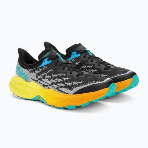 Scarpe da corsa da uomo HOKA Speedgoat 5 nero/primula serale